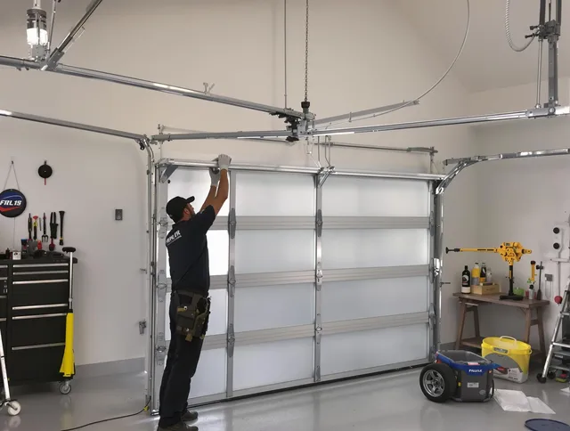 Plainfield Garage Door Repair certified team performing precision garage door installation in Plainfield